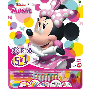 ΣΕΤ ΖΩΓΡΑΦΙΚΗΣ GIGA BLOCK 5 IN 1 MINNIE DOODLE FUN