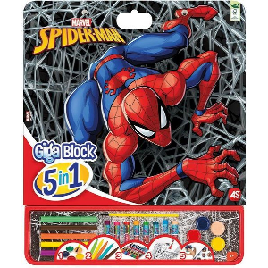 ΣΕΤ ΖΩΓΡΑΦΙΚΗΣ GIGA BLOCK 5 IN 1 SPIDER-MAN MARVEL