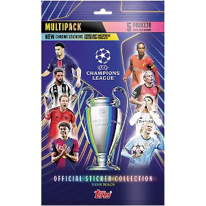 TOPPS UEFA CHAMPIONS LEAGUE STICKERS 2024/2025 MULTIPACK