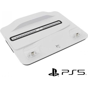 WHITE SHARK PS5 COOLING PAD + 2 CHARGING DOCK GUARD PS5-05102