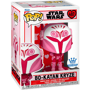 FUNKO POP! DISNEY STAR WARS: VALENTINES S4 - BO-KATAN KRYZE #497 BOBBLE-HEAD VINYL FIGURE