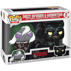 FUNKO POP! GAMES 2-PACK: DUNGEONS & DRAGONS - DRIZZT DO' URDEN & GUENHWYVARS