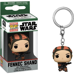 FUNKO POP! STAR WARS: THE BOOK OF BOBBA FETT - FENNEC SHAND VINYL FIGURE KEYCHAIN