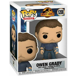 FUNKO POP! MOVIES: JURASSIC WORLD DOMINION - OWEN GRADY #1208 VINYL FIGURE