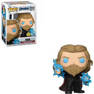 FUNKO POP! MARVEL AVENGERS ENDGAME - THOR (WITH THUNDER) #1117 BOBBLE-HEAD VINYL FIGURE