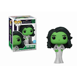 FUNKO POP! MARVEL: SHE-HULK - SHE-HULK (GLITTER) #1127 BOBBLE-HEAD VINYL FIGURE