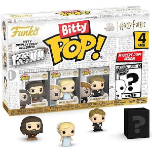 FUNKO BITTY POP! 4-PACK HARRY POTTER GOBLET OF FIRE RUBEUS HAGRID, FLEUR DELACOUR, CEDRIC DIGGORY