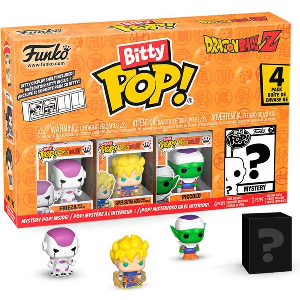 FUNKO BITTY POP! 4-PACK: DRAGON BALL Z- FRIEZA, SUPER SAIYAN, PICCOLO, MYSTERY POP!