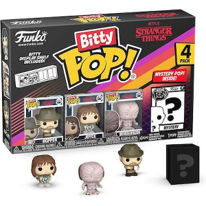 FUNKO BITTY POP! 4-PACK: STRANGER THINGS - HOPPER, JOYCE, DEMOGORGON, MYSTERY POP!
