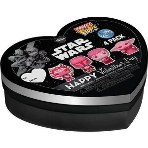 FUNKO POCKET POP! 4-PACK: DISNEY STAR WARS - VALENTINES BOX VINYL FIGURES