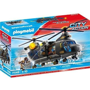 PLAYMOBIL 71149 ΕΛΙΚΟΠΤΕΡΟ ΕΙΔΙΚΩΝ ΔΥΝΑΜΕΩΝ ΜΕ ΔΥΟ ΕΛΙΚΕΣ