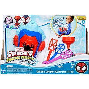 HASBRO DISNEY JR. MARVEL SPIDEY AND HIS AMAZING FRIENDS WATERWEBS - SPIDEY BUBBLE SLINGER