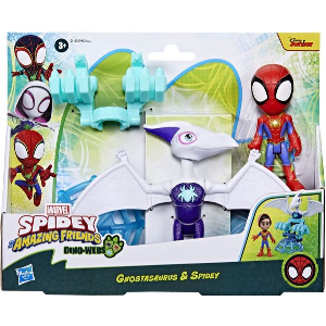 HASBRO DISNEY MARVEL: SPIDEY AND HIS AMAZING FRIENDS DINO-WEBS - GHOSTASAURUS SPIDEY