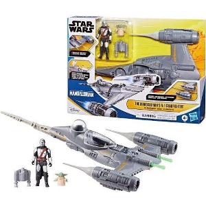 HASBRO DISNEY STAR WARS - THE MANDALORIAN N-1 STARFIGHTER FIGURE VEHICLE