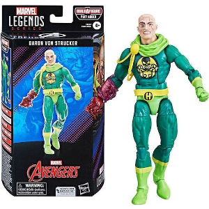 HASBRO FANS - MARVEL LEGENDS BARON VON STRUCKER ACTION FIGURE (15CM) (BUILD-A-FIGURE PUFF ADDER)