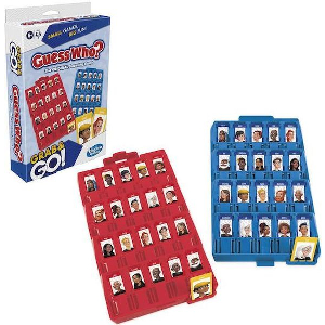 HASBRO GUESS WHO GRAB AND GO BOARD GAME (ENGLISH LANGUAGE)