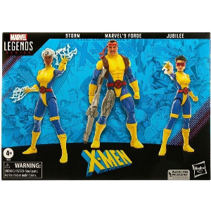 HASBRO MARVEL (60TH ANNI) X-MEN - STORM, MARVEL'S FORGE AND JUBILEE ACTION FIGURES 3-PACK 15CM