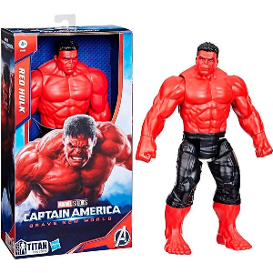 HASBRO MARVEL CAPTAIN AMERICA BRAVE NEW WORLD - TITAN HEROES RED HULK VILLAIN FIGURE