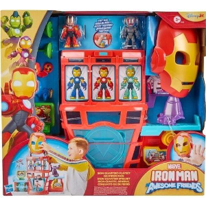 HASBRO MARVEL IRON MAN AND HIS AWESOME FRIENDS IRON QUARTERS PLAYSET - PLAYSET