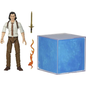 HASBRO MARVEL LEGENDS SERIES TESSERACT ELECTRONIC ROLE PLAY ACCESSORY & LOKI FIGURE PREMIUM GEAR