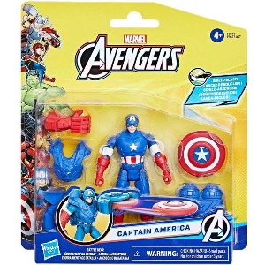 HASBRO MARVEL: AVENGERS BATTLE GEAR - CAPTAIN AMERICA ACTION FIGURE