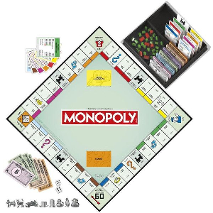 HASBRO MONOPOLY CLASSIC REFRESH (ENGLISH LANGUAGE)