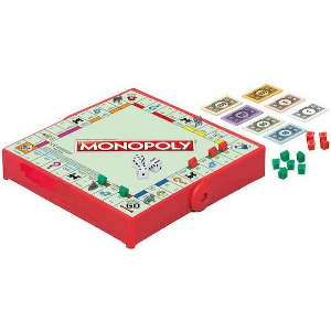 HASBRO MONOPOLY GRAB AND GO - BOARD GAME (ENGLISH LANGUAGE)