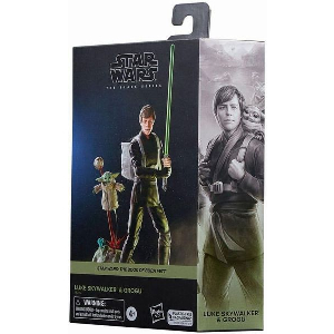 HASBRO STAR WARS THE BLACK SERIES THE BOOK OF BOBA FETT LUKE SKYWALKER & GROGU FIG (15CM) (EXCL.)