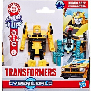 HASBRO TRANSFORMERS EVERGREEN - CYBERWORLD ARMORED CYBER CHANGERS ARMOR BUMBLEBEE