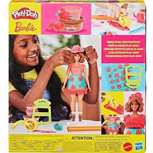 HASBRO PLAY-DOH FASHION - BARBIE DESIGNER DOLLS FLORALS AND FRINGE