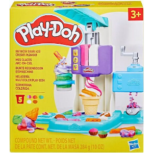 HASBRO PLAY-DOH RAINBOW SWIRL ICE CREAM PLAYSET