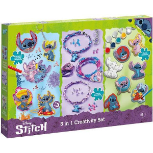 TOTUM: DISNEY STITCH - 3 IN 1 CREATIVITY SET MODEL & PAINT