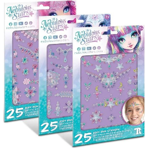 NEBULOUS STARS BODY GEM TATTOOS RANDOM