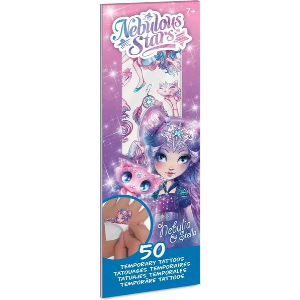 NEBULOUS STARS TEMPORARY MINI PAD TATTOOS-4 ΣΧΕΔΙΑ (11458)