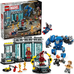 LEGO MARVEL 76315 IRON MAN'S LABORATORY - HALL OF ARMOR
