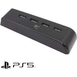 WHITE SHARK PS5 4-PORT USB HUB CROSS PS5-0576