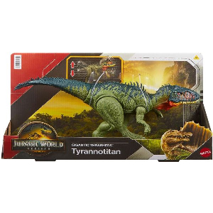 JURASSIC WORLD REBIRTH GIGANTIC THRASHERS - TYRANNOTITAN