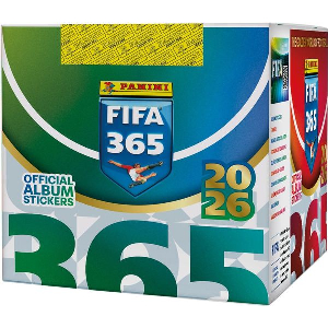 PANINI FIFA 365 2026: DISPLAY OF 50 PACKS (5 STICKERS PER PACK)