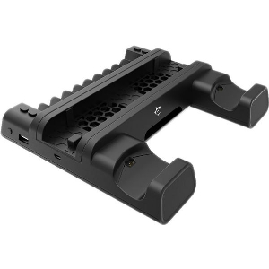 WHITE SHARK PS4 COOLING PAD & 2 CHARGING DOCK PS4-19076 BLACK CUTMAN