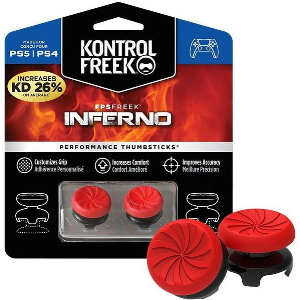 KONTROLFREEK PERFORMANCE THUMBSTICKS INFERNO PS5/PS4 RED