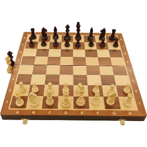 ΣΚΑΚΙ WOODEN CHESS SET POLISH SERIES (520X520MM)