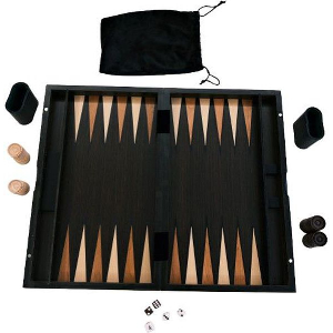 ΤΑΒΛΙ WOODEN FOLDING BACKGAMMON SET (52X42CM BOARD)