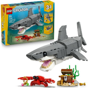 LEGO CREATOR 31381 3-IN-1 FIERCE SHARK WITH A TREASURE CHEST