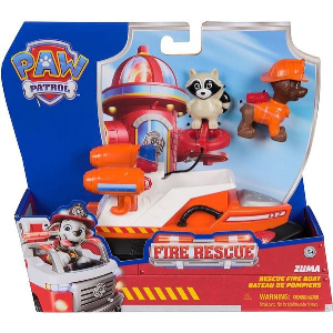 SPIN MASTER PAW PATROL FIRE RESCUE - ZUMA RESCUE FIRE BOAT VEHICLE