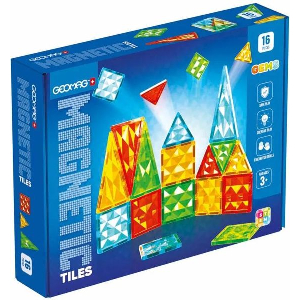 GEOMAG MAGNETIC TILES GEMS 16PCS. (PF.224.100.00)