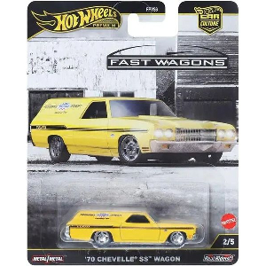 HOT WHEELS PREMIUM CAR CULTURE: FAST WAGONS - '70 CHEVELLE SS WAGON