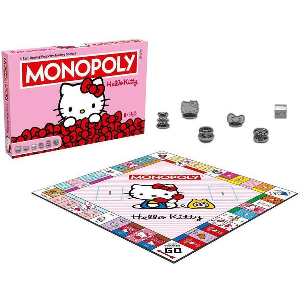 WINNING MOVES: MONOPOLY - HELLO KITTY BOARD GAME (ENGLISH LANGUAGE)