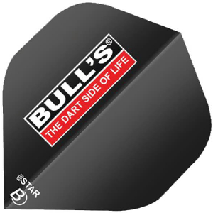 ΦΤΕΡΑ BULLS DART 5-STAR FLIGHTS A-STD BULLS BLACK