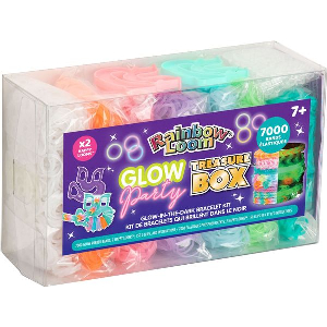 RAINBOW LOOM GLOW PARTY-TREASURE BOX (B0349)