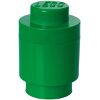 LEGO STORAGE BRICK 1 ROUND GREEN